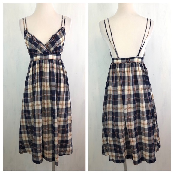 J. Crew Dresses & Skirts - J.Crew Madras Plaid Layered Tank Dress 2